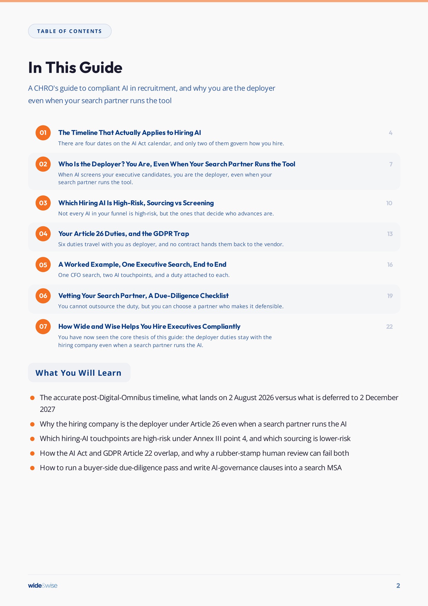 The EU AI Act and Executive Hiring · Preview page 2
