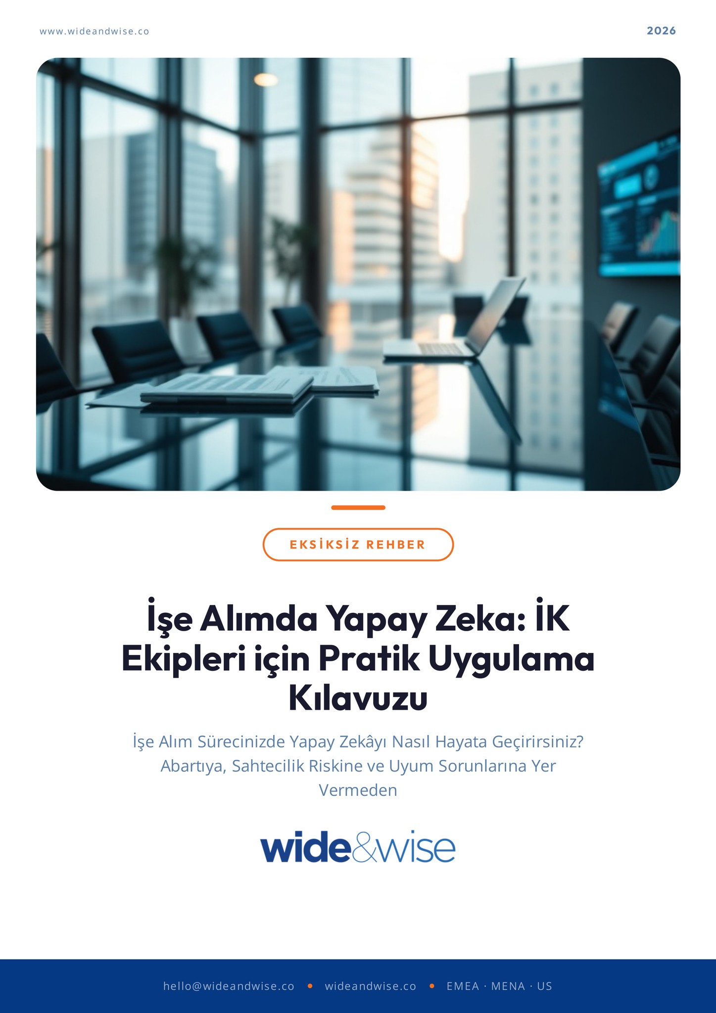 İşe Alımda Yapay Zeka: İK Ekipleri için Pratik Uygulama Kılavuzu