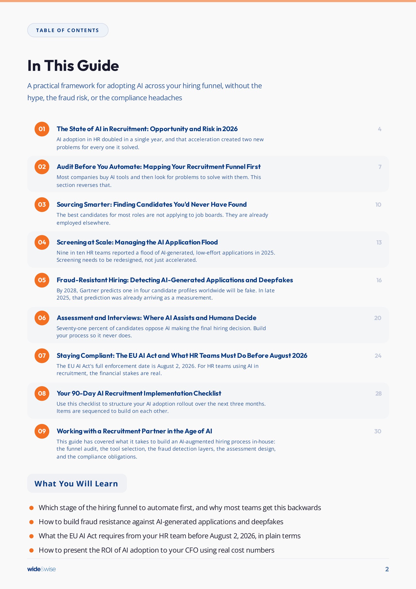 AI in Recruitment: A Practical Implementation Guide for HR Teams · Preview page 2