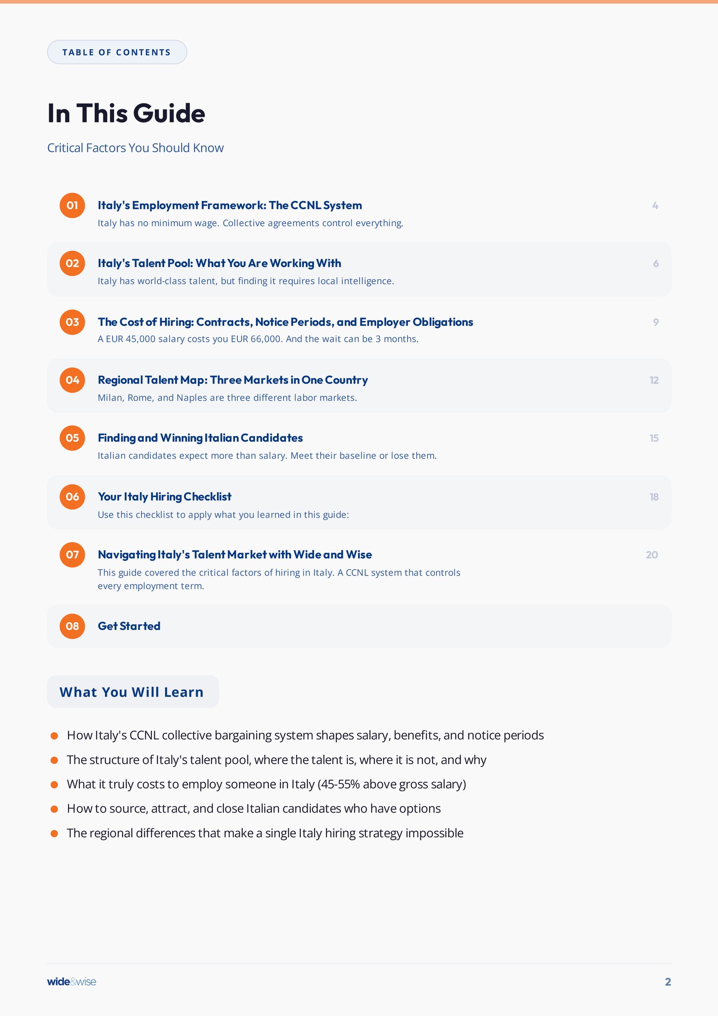 Hiring in Italy: Critical Factors for International Employers · Preview page 3